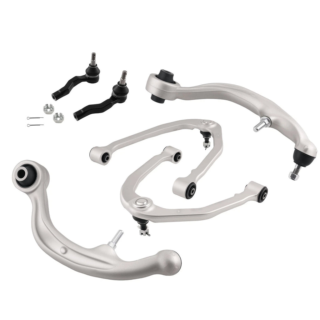 Front Upper Lower Control Arm & Tie Rod End for Nissan 350Z Infiniti G35 (2003–2009)