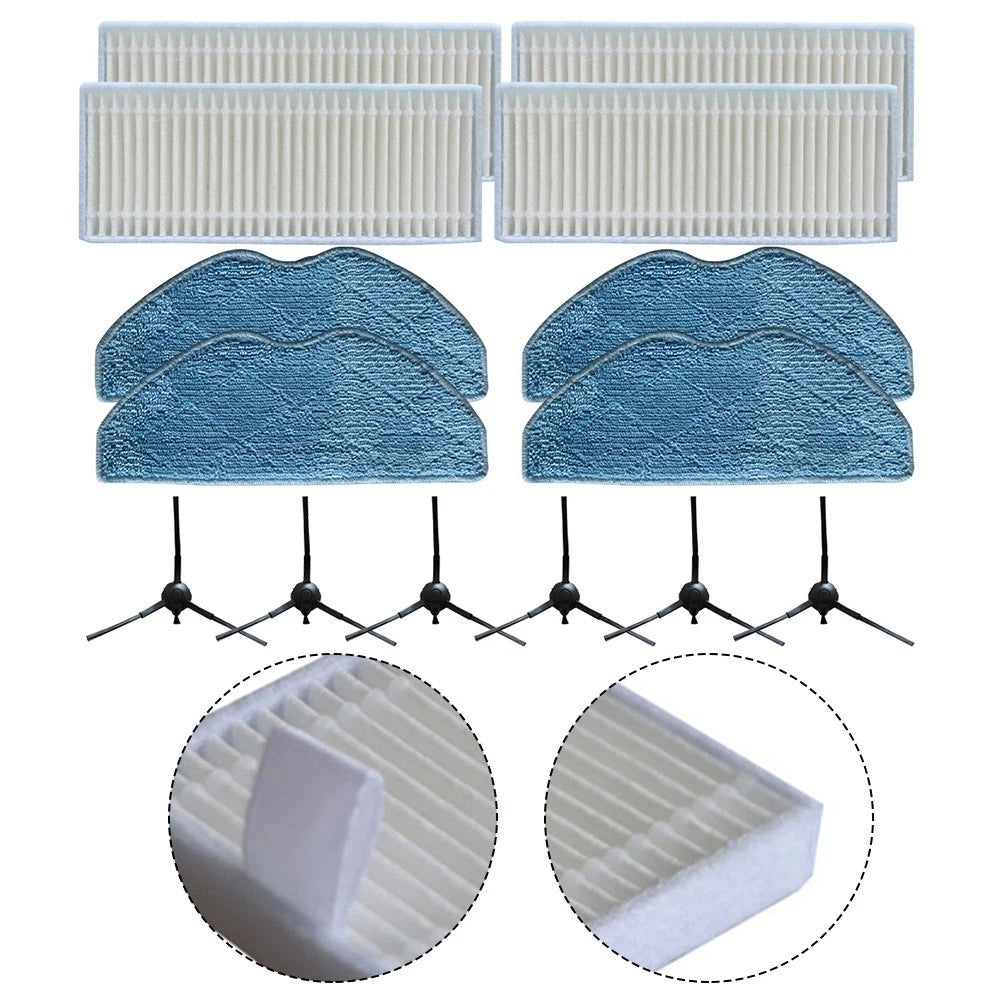 Accessory Set with Filters, Mop Cloths, Brushes for Tapo Vacuum Cleaner