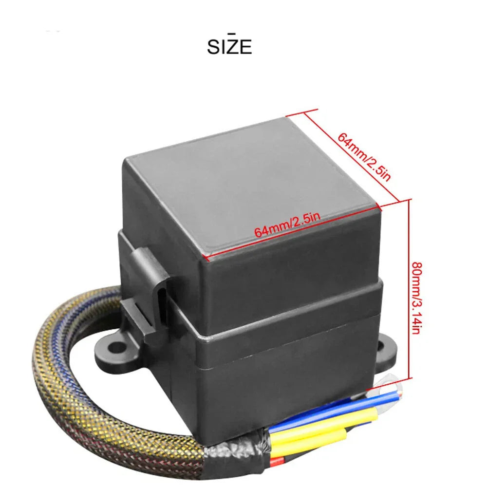 Pre-Wired Fuse Relay Box + 4-Pin 80A Relay + Fuse Kit for Car SUV RV Boat