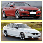 Front Bumper Fog Light Grille with Trim for BMW 3 Series (2012â2015)