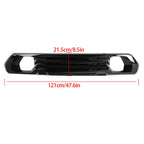 Front Bumper Lower Trim for GMC Sierra 1500 AT4/Denali (2019–2021) Black