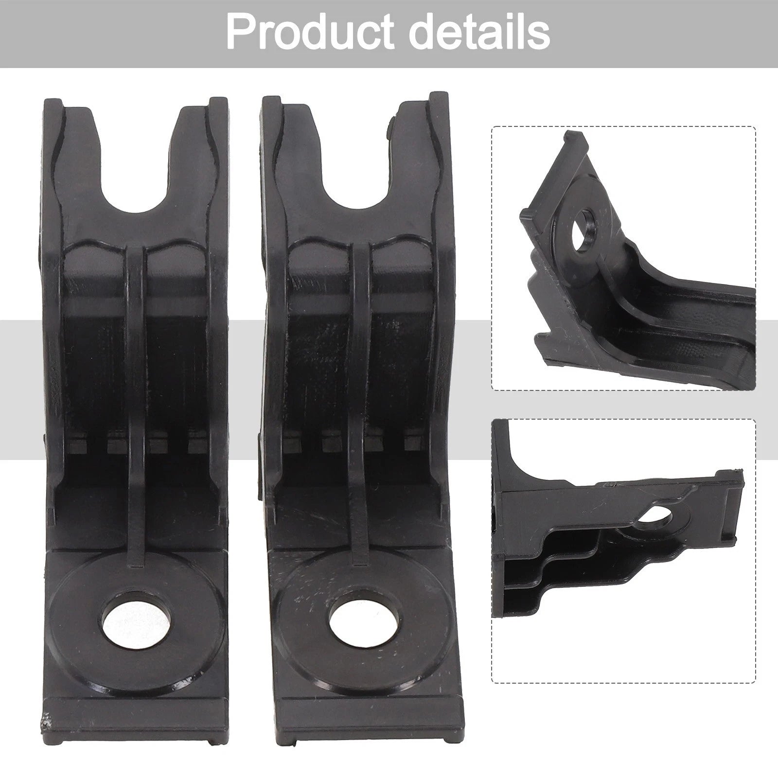 Set of 2 Front Bumper Filler Retainers for Tacoma
