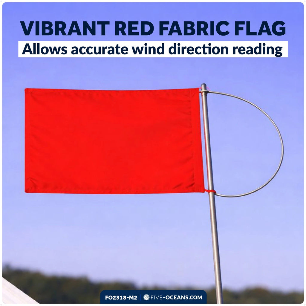 Set of 2 Wind Indicator Flags for Universal Use (5-1/2" x 4-1/8")