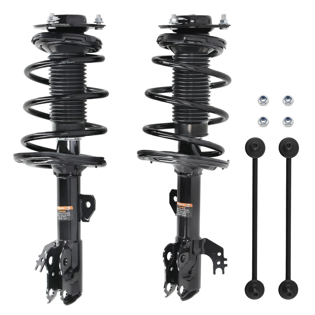 Front Complete Struts w/ Sway Bar Links for Toyota Camry (2012–2017)