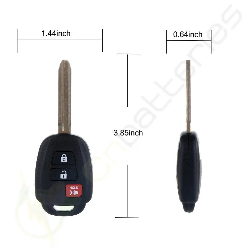 Keyless Remote Fob for Toyota RAV4 (2013–2018)
