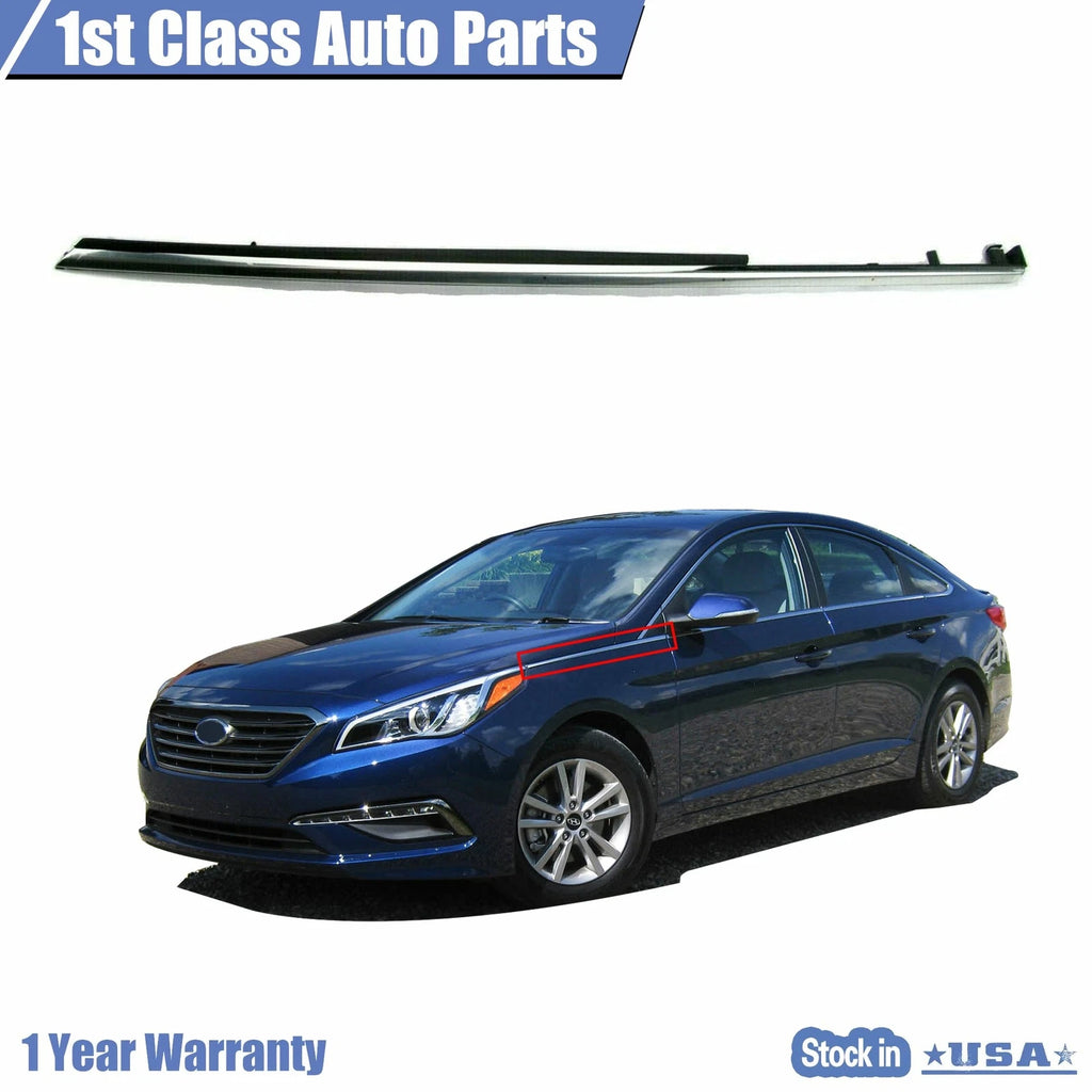 Chrome Fender Molding Trim for Hyundai Sonata (2015–2017)