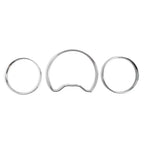 Speedometer Gauge Dial Rings Bezel Trim for Mercedes Benz C E CLK Class (2003-2009)