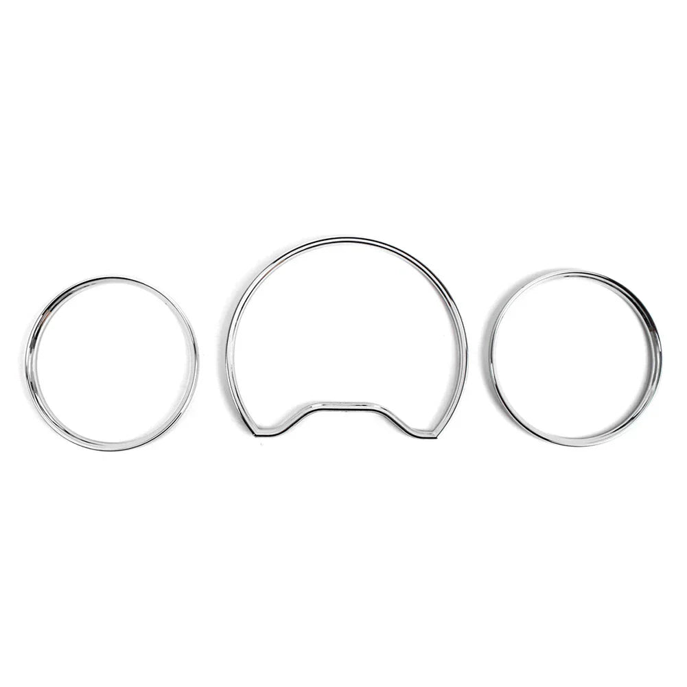 Speedometer Gauge Dial Rings Bezel Trim for Mercedes Benz C E CLK Class (2003-2009)