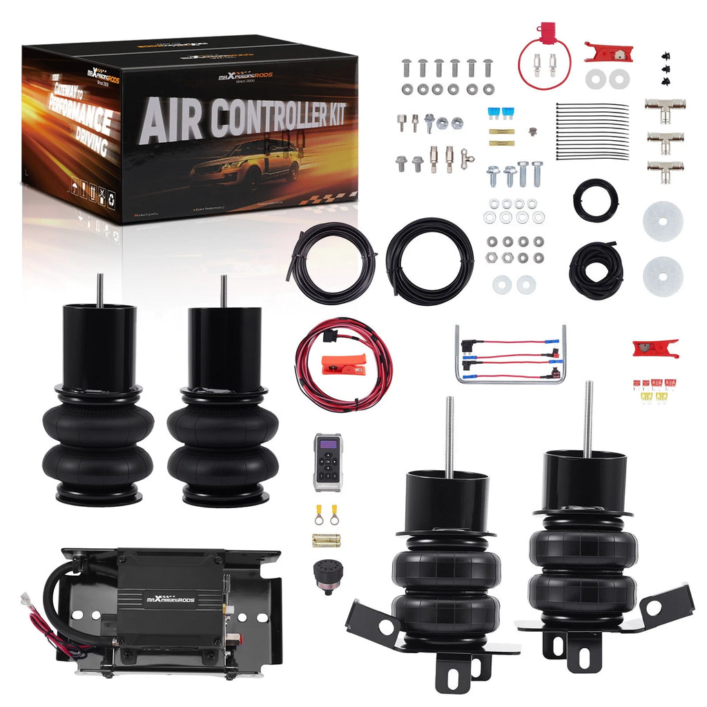 Set of 4 Air Springs + Wireless Controller for Chevy Impala Caprice (1965–1970)