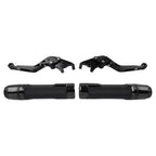 Black Extendable Brake Clutch Levers Grips Set for BMW C650GT C600 (2012-2016)
