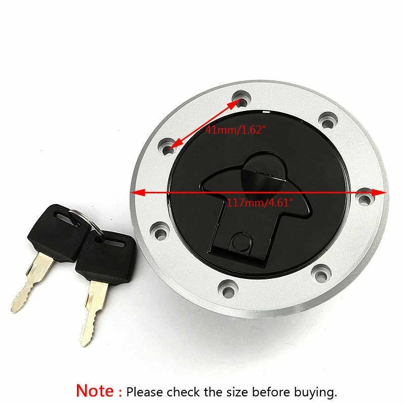 Fuel Gas Cap Lock Key for Kawasaki ZR400-D1 ZR250 ZXR750 ZX-11 ZZR1100