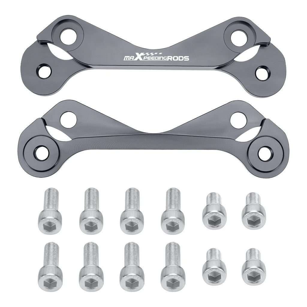 Caliper Bracket Adapter for Subaru Forester/Legacy (2009–2018) Gray w/Hardware