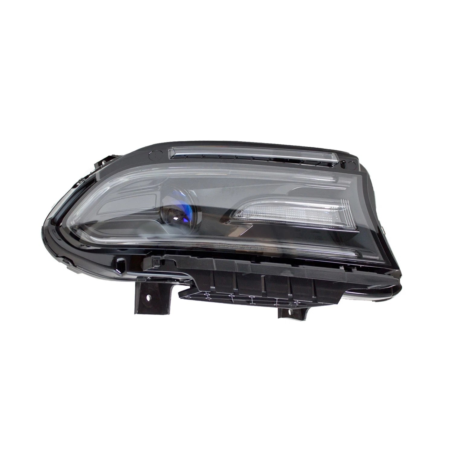 Passenger Halogen Headlight Assembly with LED Daytime Running Light for