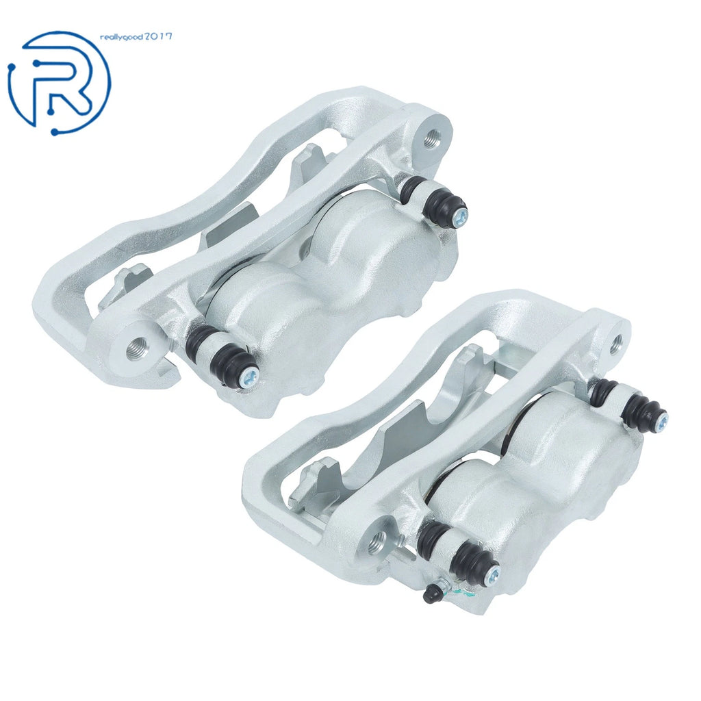Front Pair Brake Calipers w/ Bracket for Ford E-450 Econoline Super Duty (1995–1997)