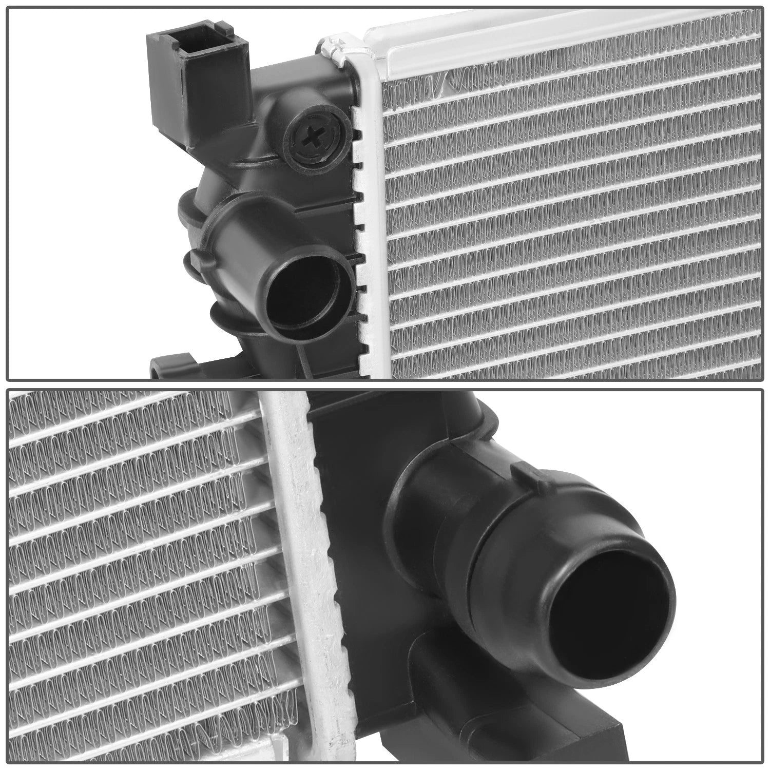 Full Aluminum Replacement Radiator for Fiat 500 (2012–2019) DPI 13245
