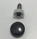 License Plate Screws and Black Caps for Toyota Hilux (2005–2015)