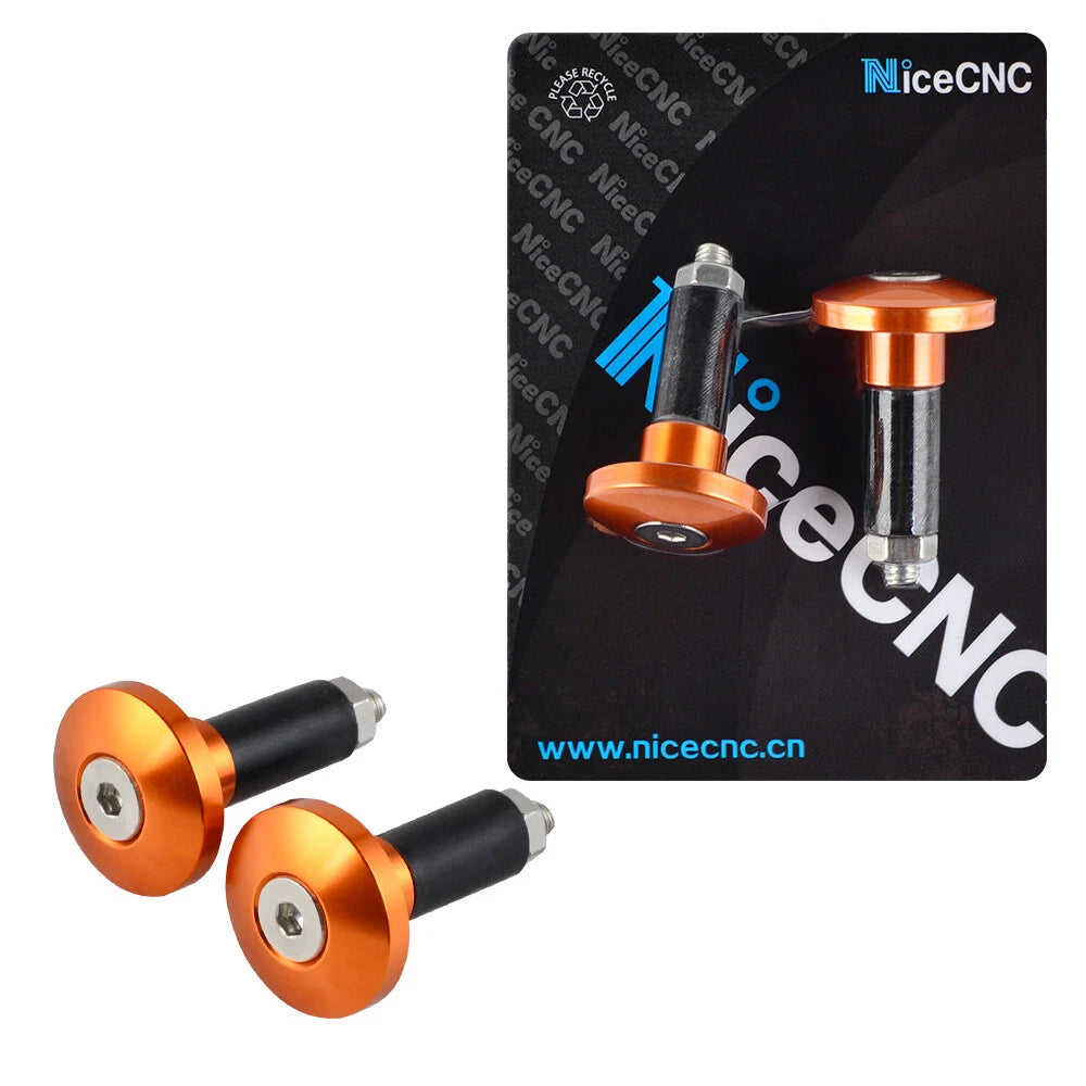 CNC Handle Bar End Cap Plugs for KTM 690 950 990 Adventure (2008–2019)