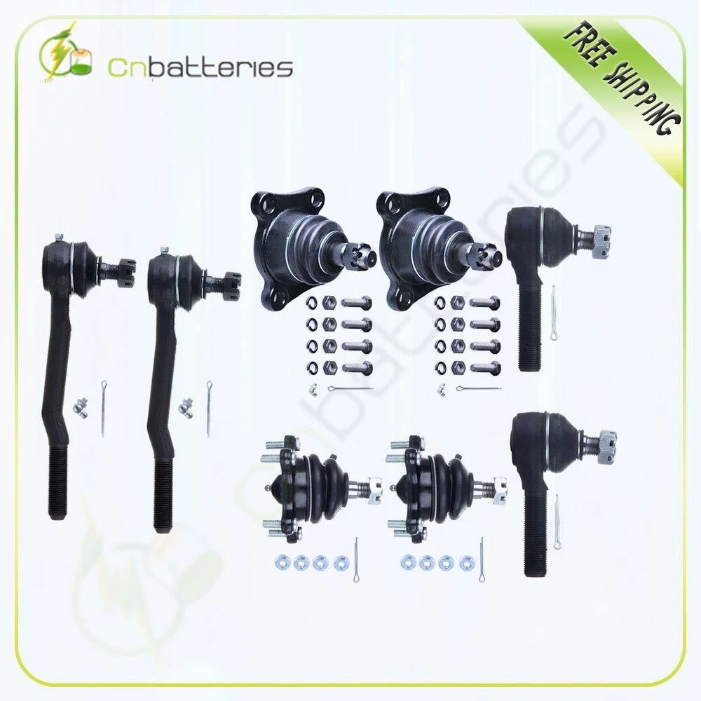 Set of 4 Front Tie Rod Ends + Ball Joints for Toyota Pickup (1992–1995)