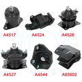 Set of 6 Engine Motor Mounts for Acura TL (2004–2006) & Honda Accord (2003–2007)