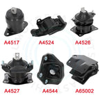 Set of 6 Engine Motor Mounts for Acura TL (2004–2006) & Honda Accord (2003–2007)