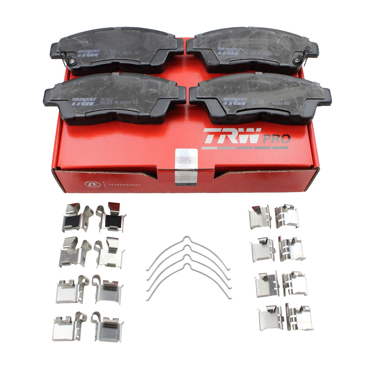 TRW Pro Front Ceramic Brake Pads with Clips for Toyota ES300 Camry (1992–2006)