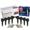 Set of 8 Ignition Coils & Spark Plugs for Lexus Toyota V8