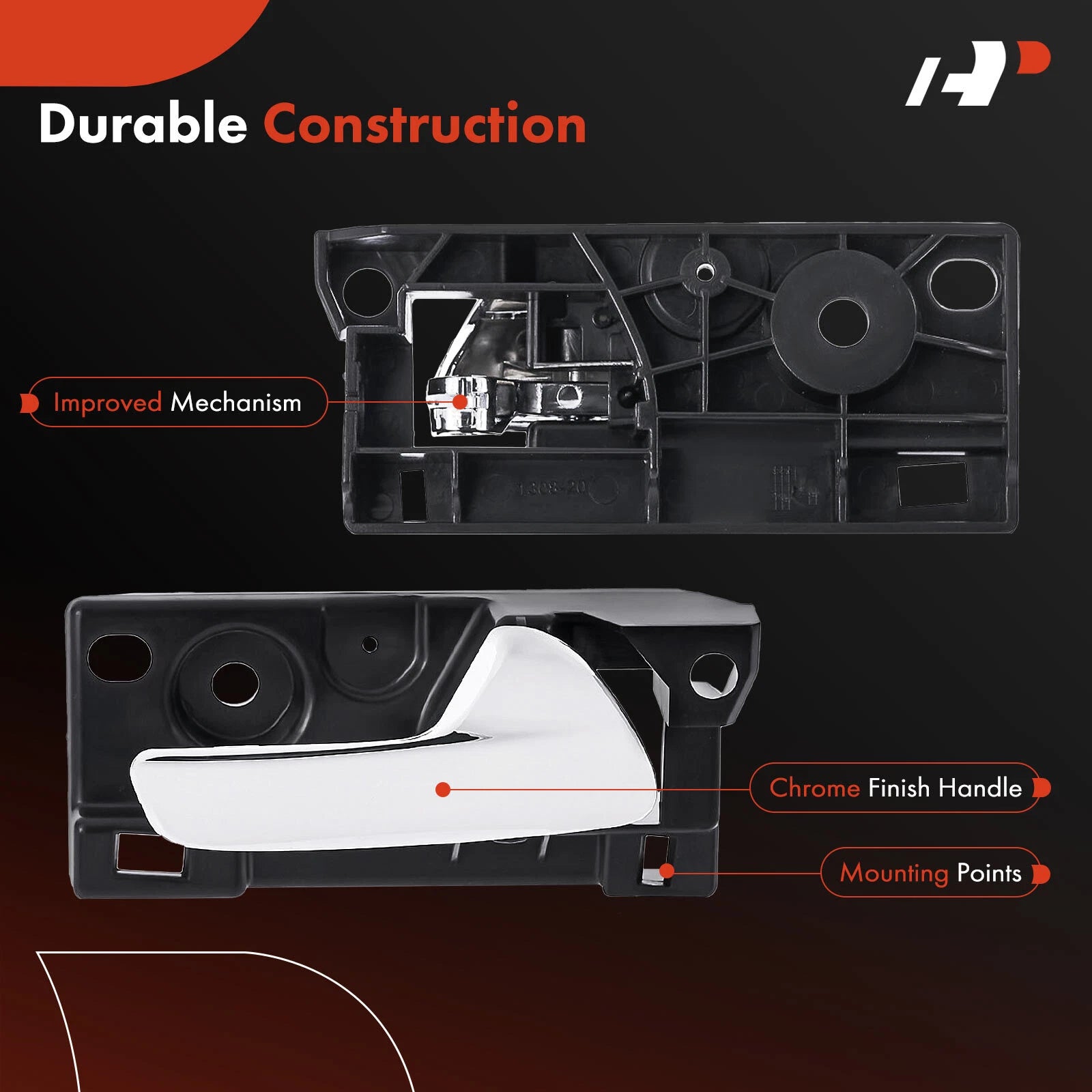 Right Interior Door Handle for Jeep Grand Cherokee, Dodge Durango (2011-2019)