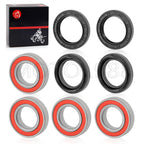 2 x Front Wheel Bearing Seal Kit for Yamaha Rhino 450/660/700 YXR (2004–2013)
