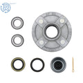 Trailer Hub Kit for 2000 lb Spindle (4 on 4" Bolt)