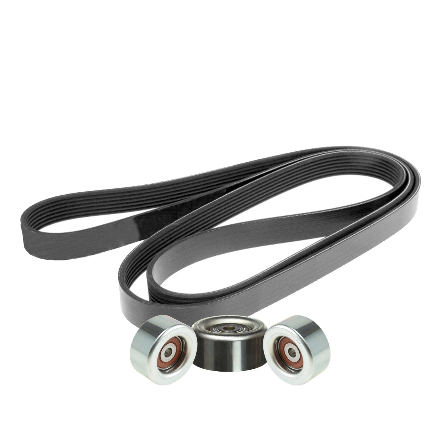 Engine Timing Serpentine Belt Kit w/ Idler Pulleys for Lexus Toyota