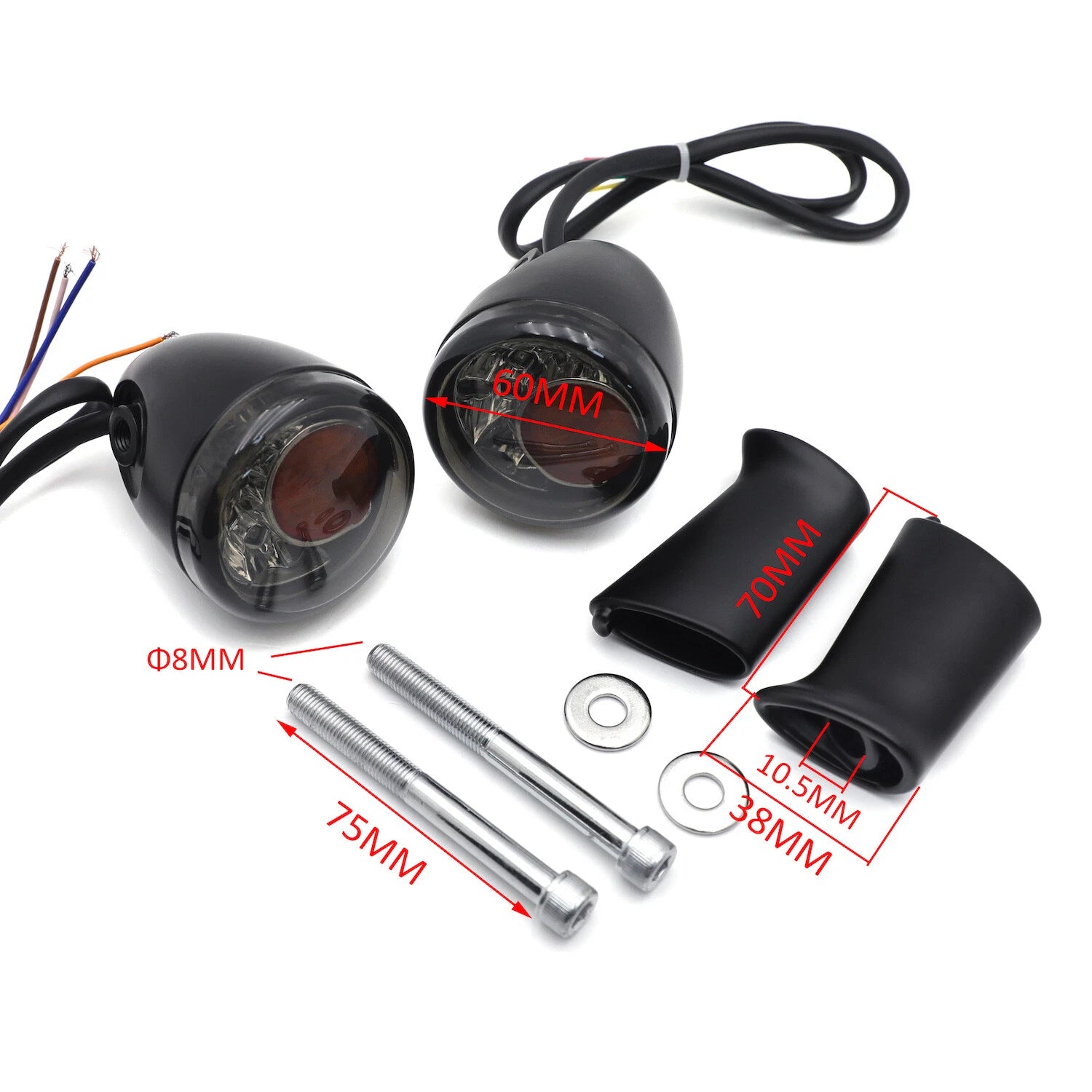 Rear LED Running Brake Turn Signal Light for Harley XL883 1200 (1992–2017)