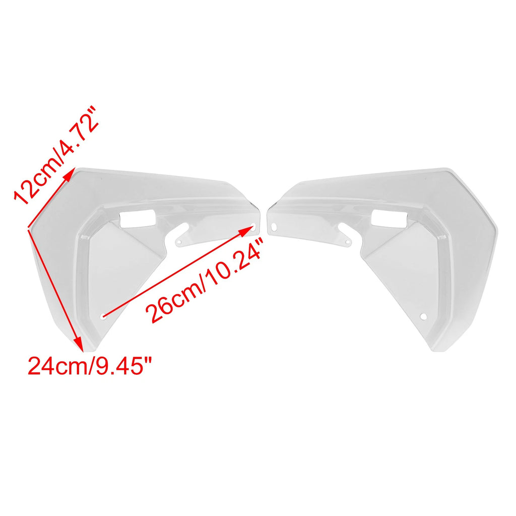 Windshield Plate Side Panels for BMW R1300GS ADV (2025–2026) Clear