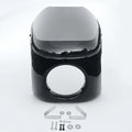 7-inch Round Motorcycle Headlight Headlamp Light Fairing Smoke Windshield Windscreen
