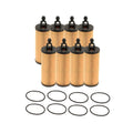 Set of 8 Engine Oil Filters for Chrysler Dodge Jeep Ram V6 (ESS)