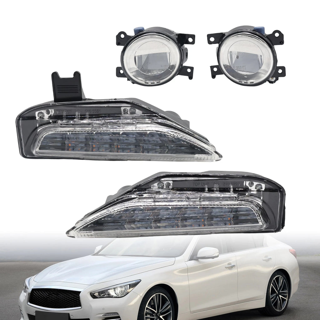 LED Bumper Fog Lamp Turn Signal Light for Infiniti Q50 Q50S (2014–2020)