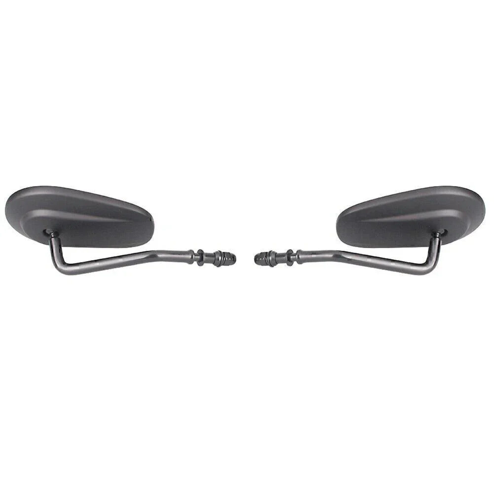Oval Universal Motorcycle Rear View Side Mirrors for Street Bob FXDB (07-16)