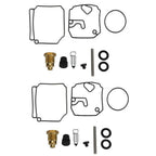 2X Carburetor Repair Kit for Yamaha 75 80 90 HP Engine (6H1-W0093-10-00)