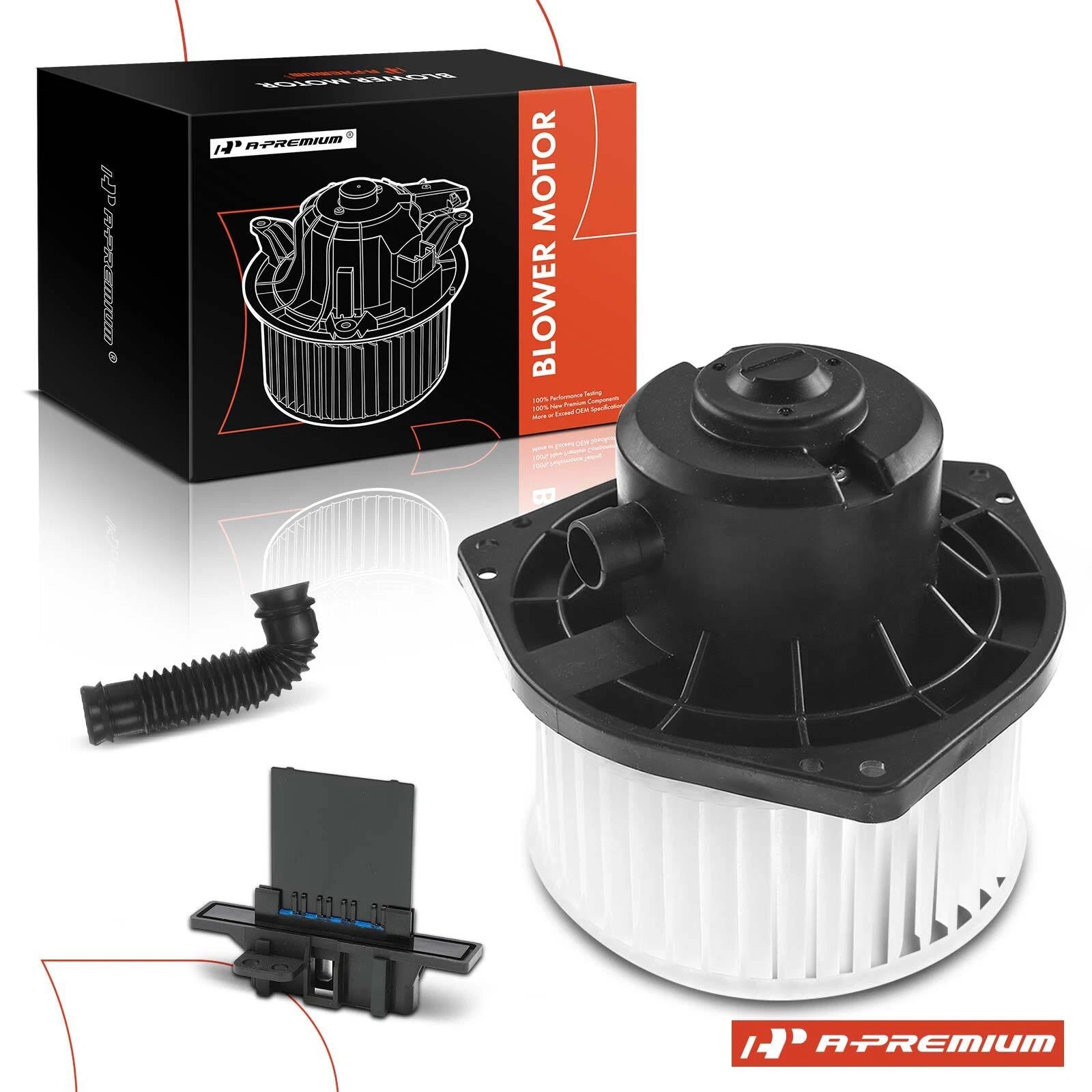 2X Front HVAC Blower Motor & Resistor Kit for Nissan Frontier Xterra (2005–2019)