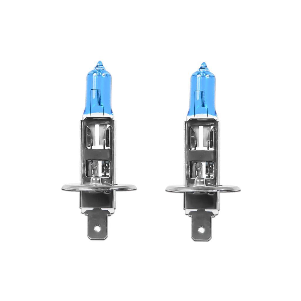 Super Bright 6000K White H1 Halogen 55W Headlights for Fog High Beam (2019-2024)