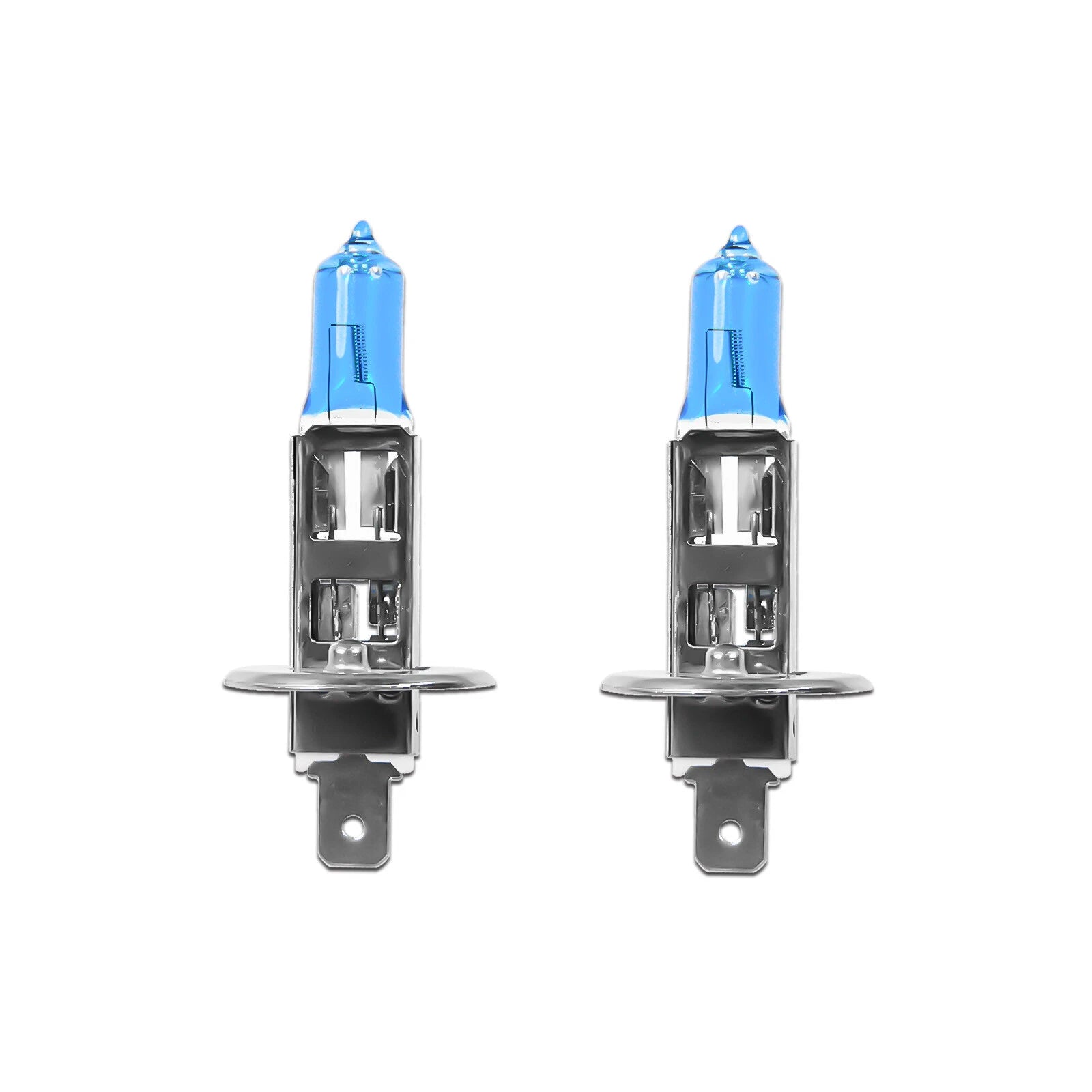 Super Bright 6000K White H1 Halogen 55W Headlights for Fog High Beam (2019-2024)