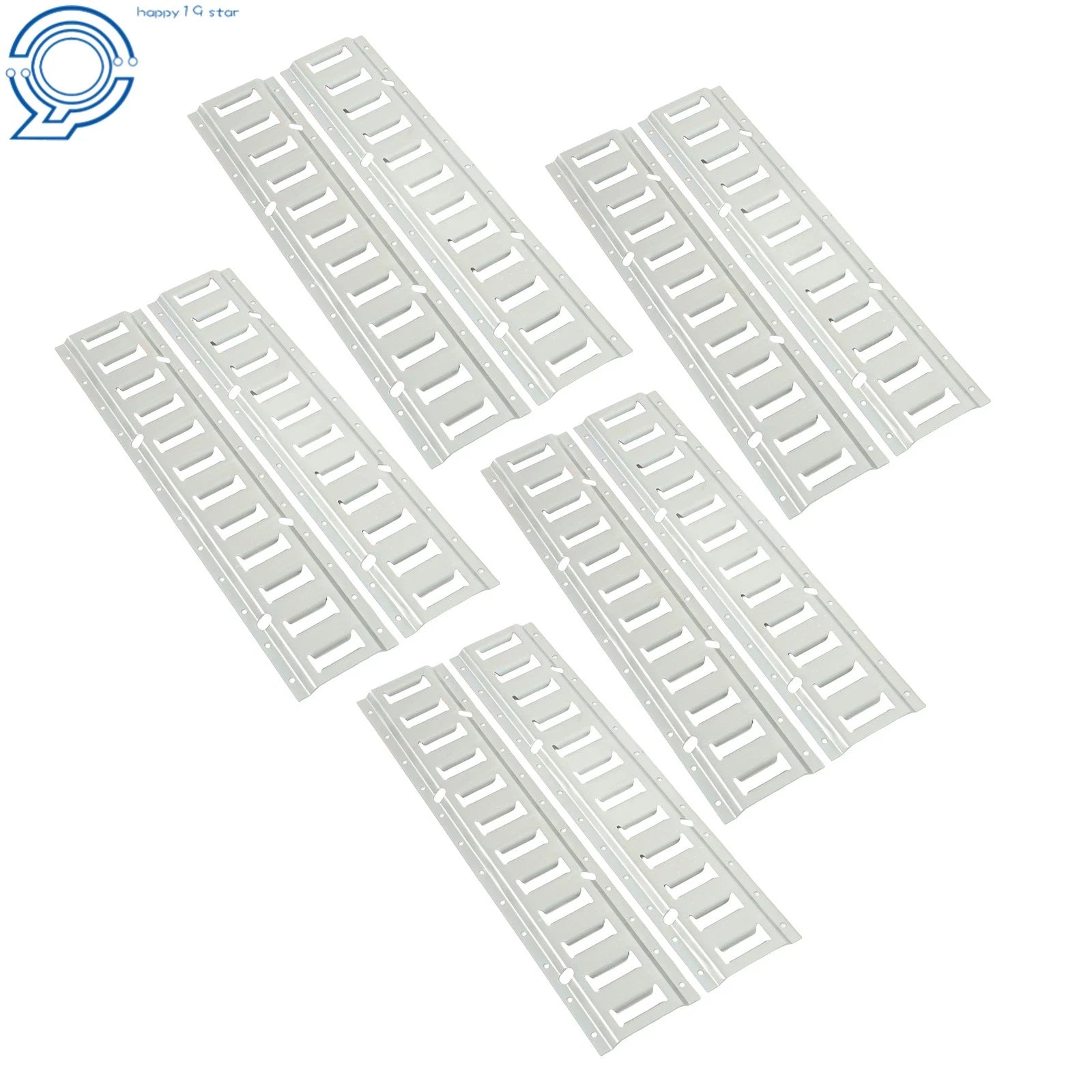 E Track Tie Down Rail Kit for RV Trailer Camper Truck (2' - 10 Pack)