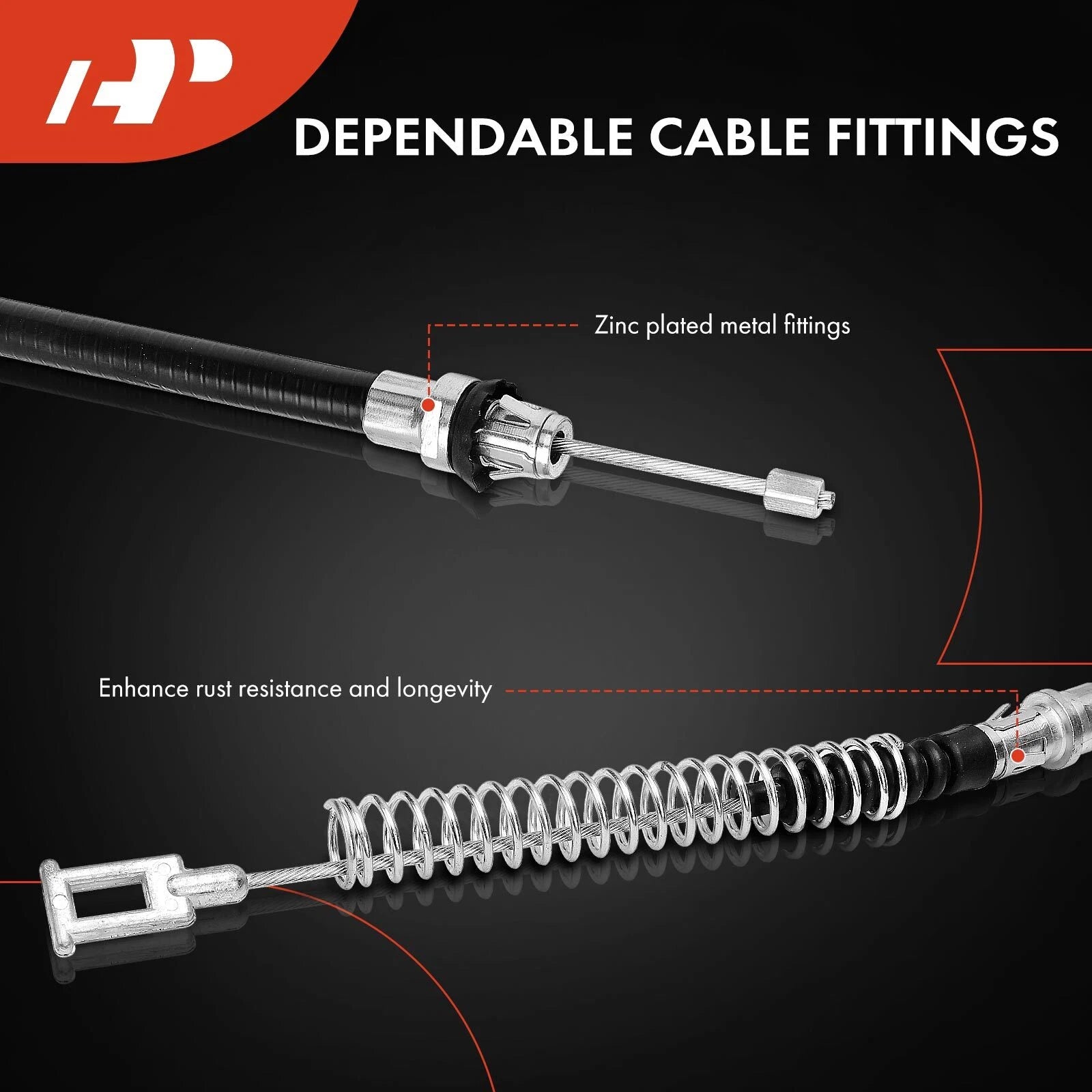 Rear Left Parking Brake Cable for Chevy Silverado 3500 GMC Sierra 3500