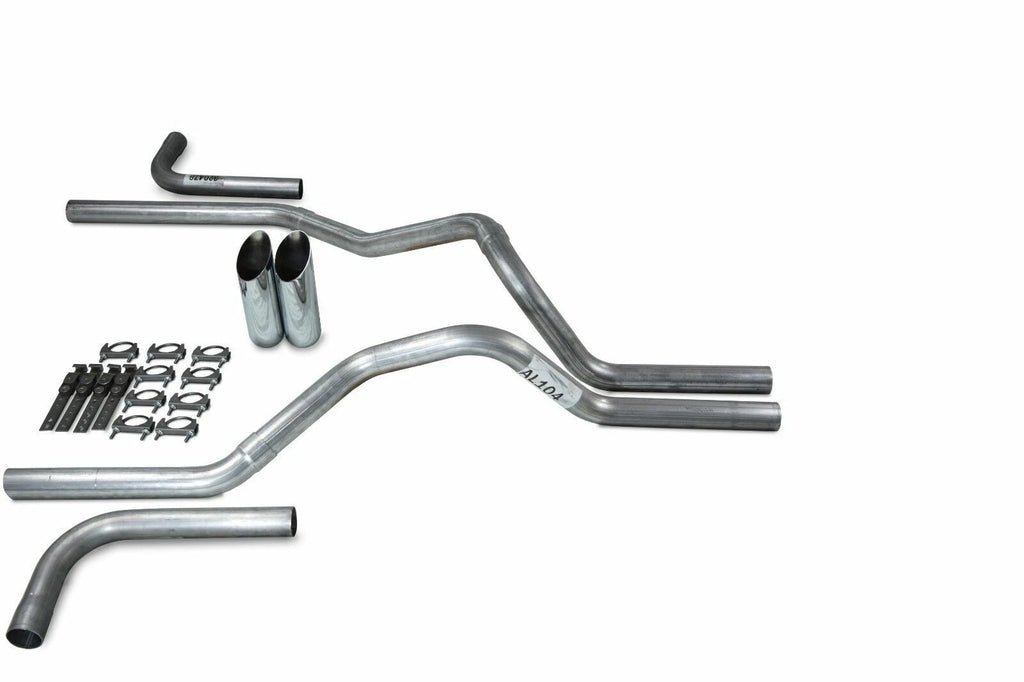 2.5" Dual Exhaust Kit for Ford F150 (2021–2025) - Side Exit, No Muffler