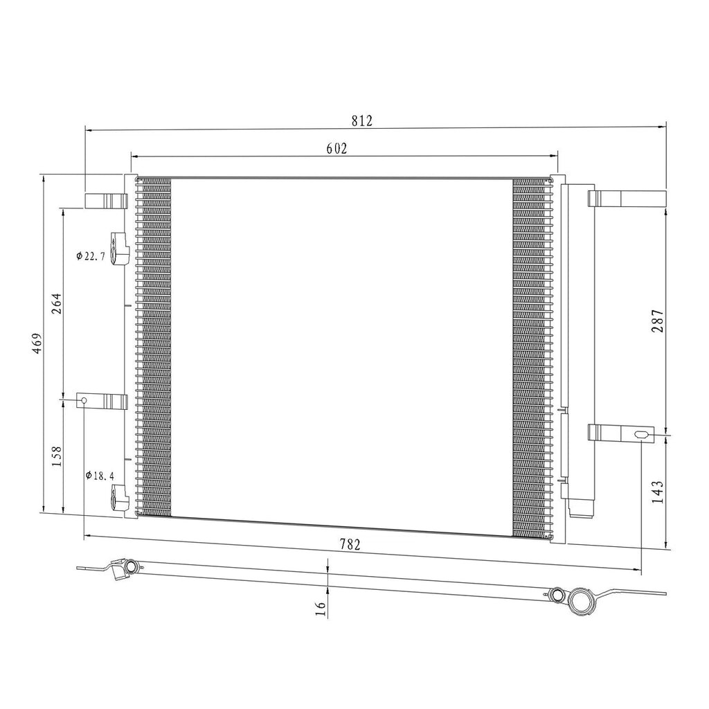 A/C Condenser Replacement for Ford Fusion (2013–2020)