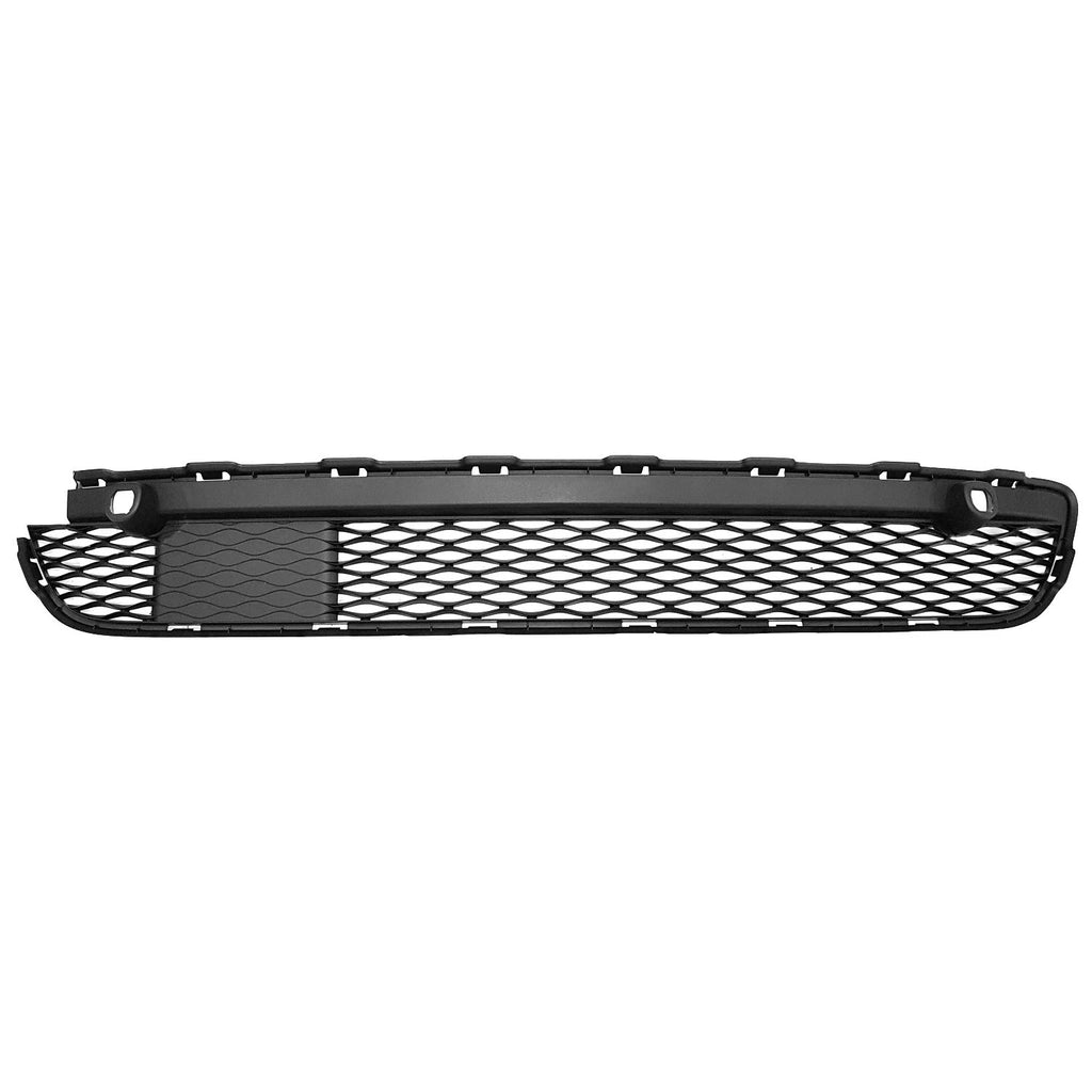 Replacement Black Textured Plastic Front Bumper Cover Grille w/Sensor Holes