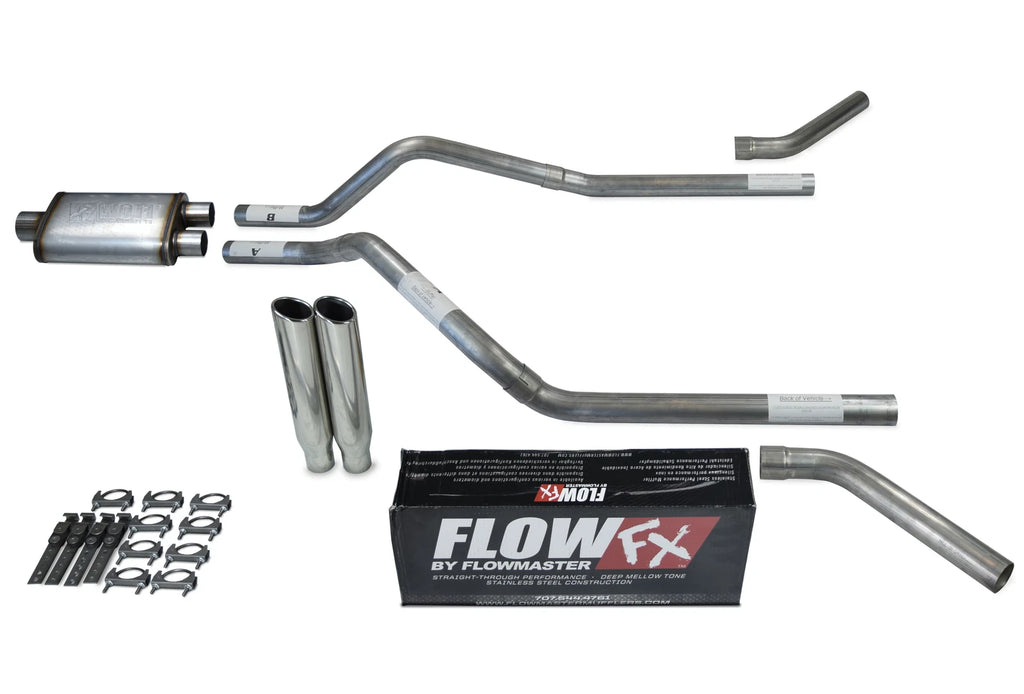 Dual Exhaust Kit for GMC Jimmy (1992–1994) - 2.5" Flowmaster Flow FX