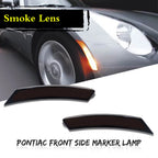 Smoked Amber LED Front Side Marker Light for Pontiac Solstice, Saturn Sky