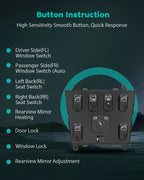 Master Power Window Switch for Mercedes Benz ML320 (1998–2003)