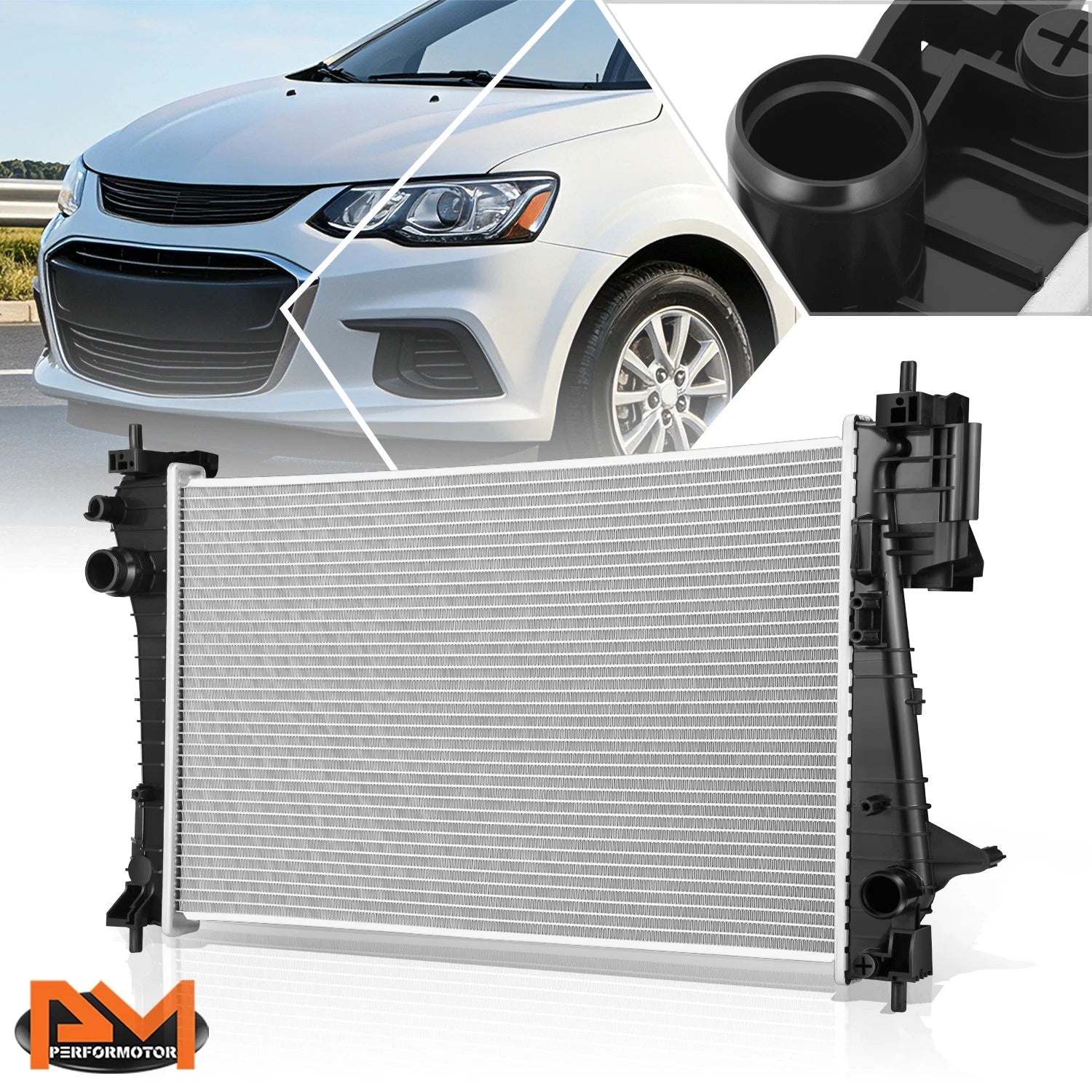 Aluminum Core Radiator for Chevy Sonic MT 1.4L Turbo (2012–2019) DPI-13680