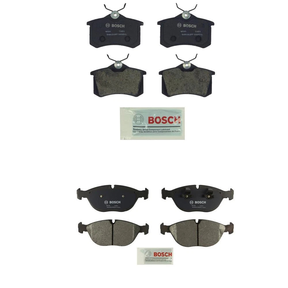 Set of 4 Bosch QuietCast Metallic Disc Brake Pads for Audi Volkswagen
